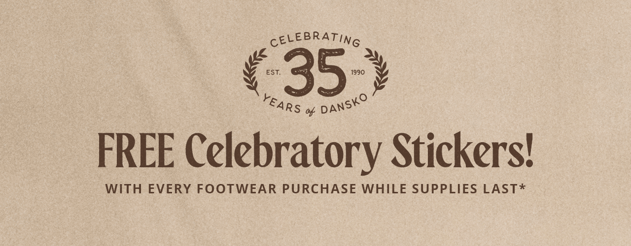 Free Celebratory Stickers!