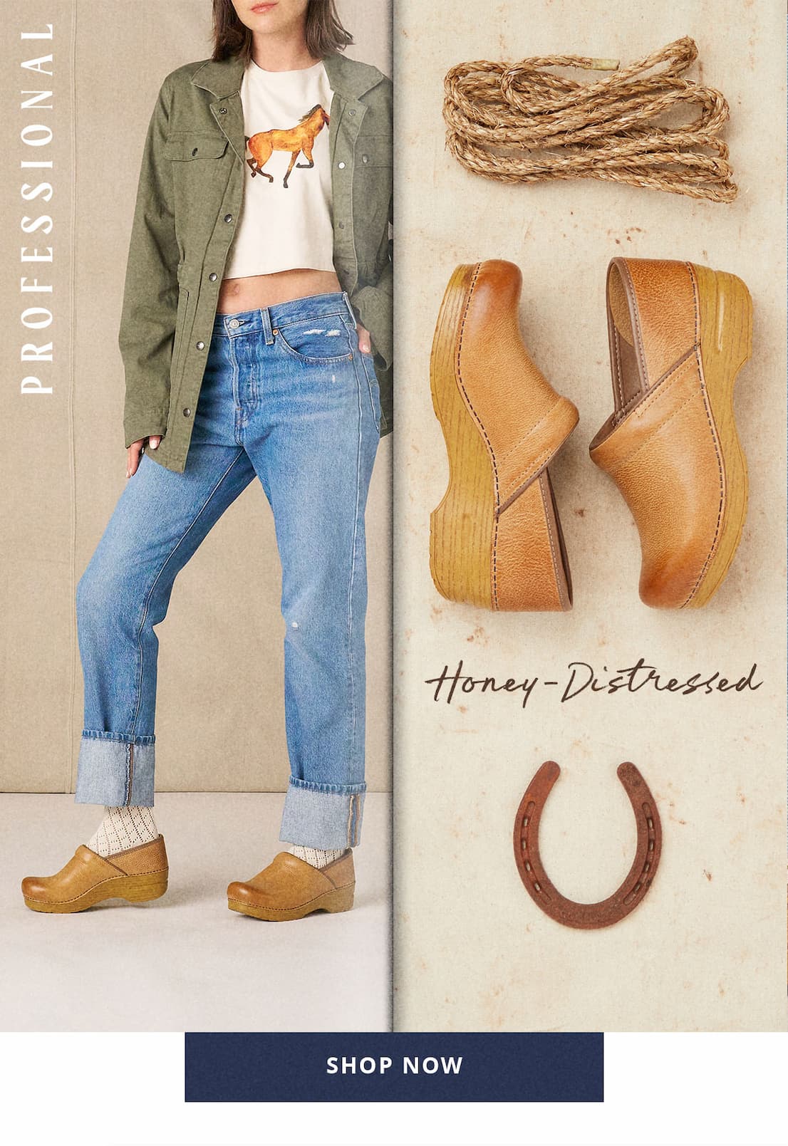 Professional Honey Distressed | Shop Now