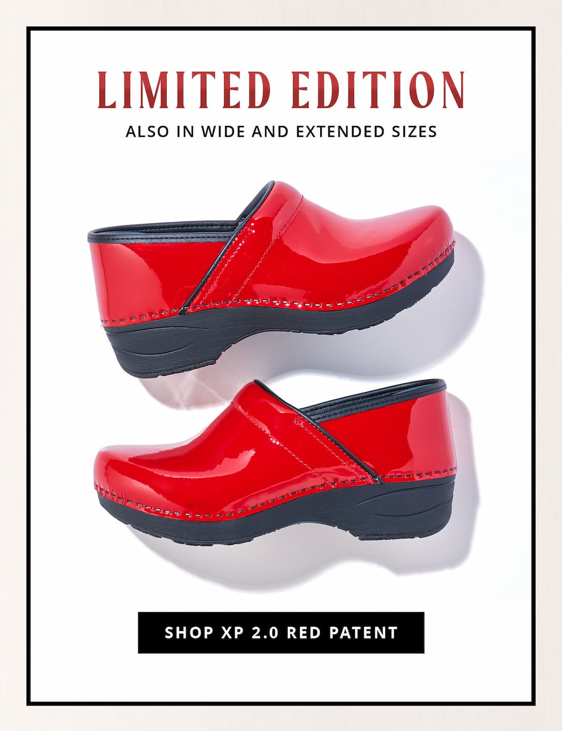 Limited Edition | XP 2.0 Red Patent + Wide & Extended sizes | Shop Now