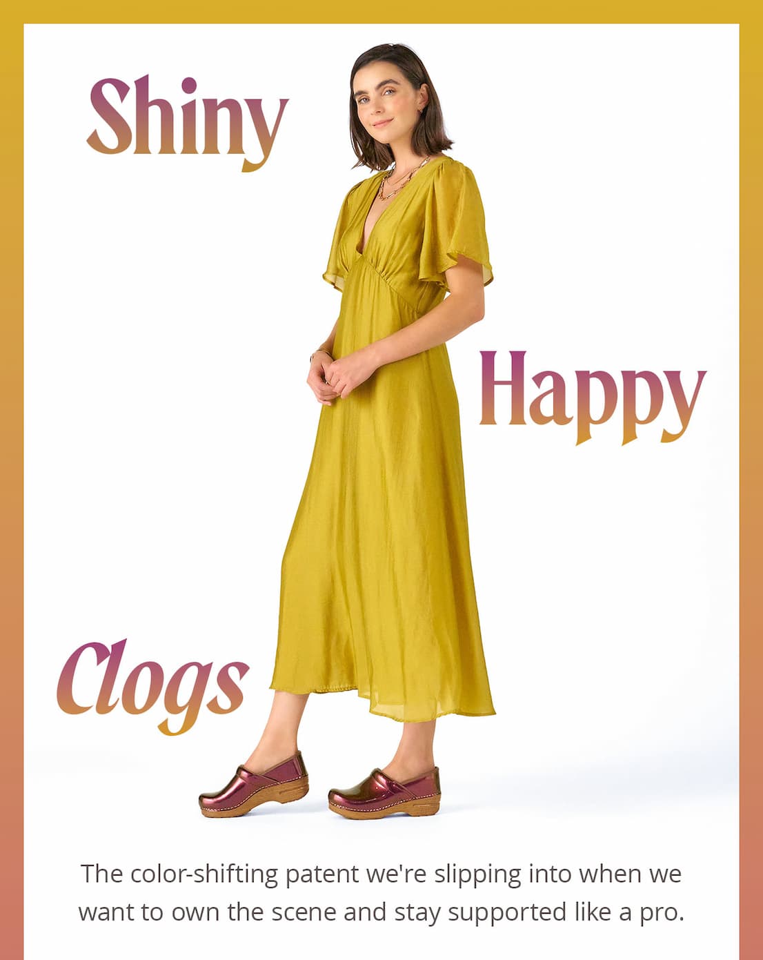 Shiny Happy Clogs