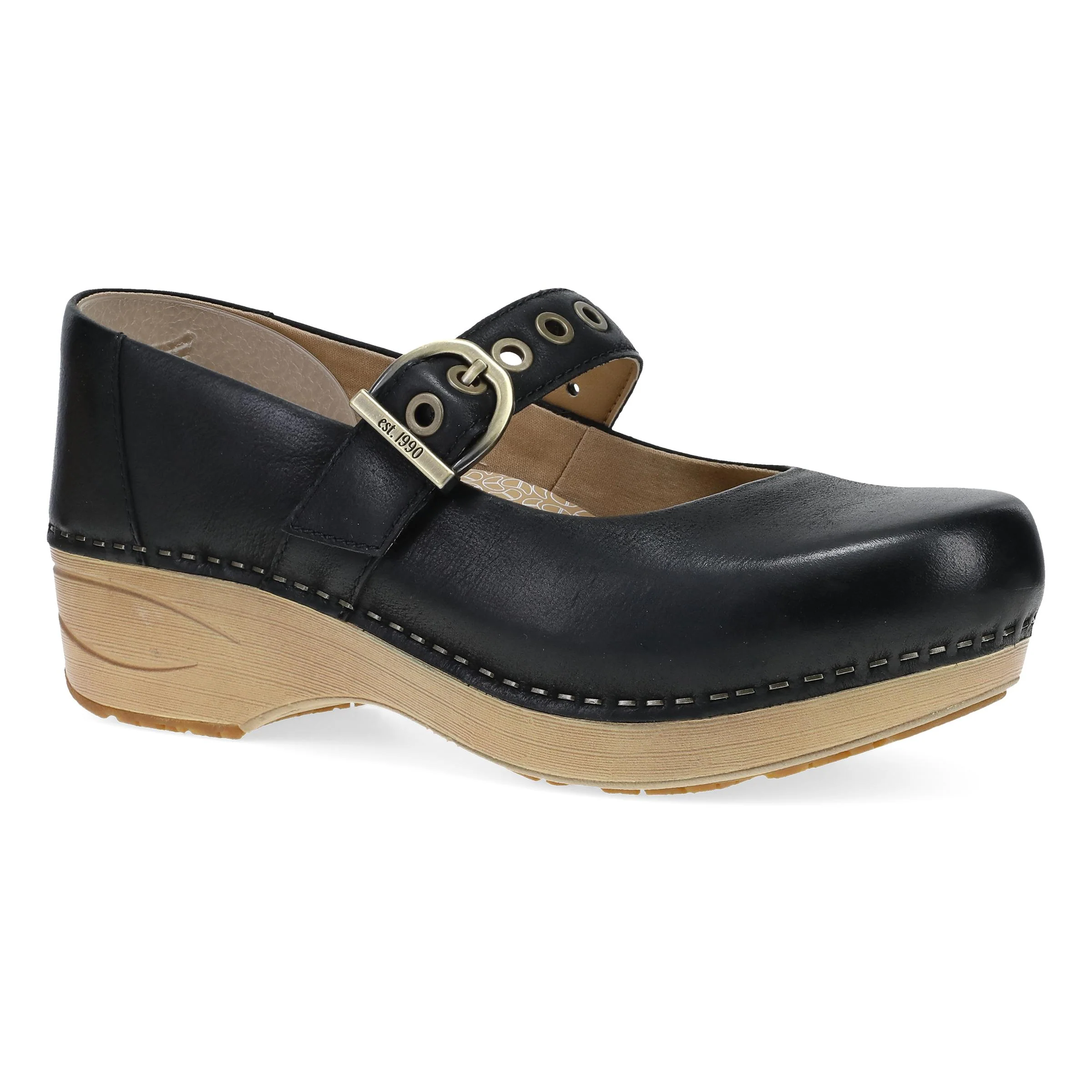 Image of XP 2.0 Mary Jane Clog Black Leather