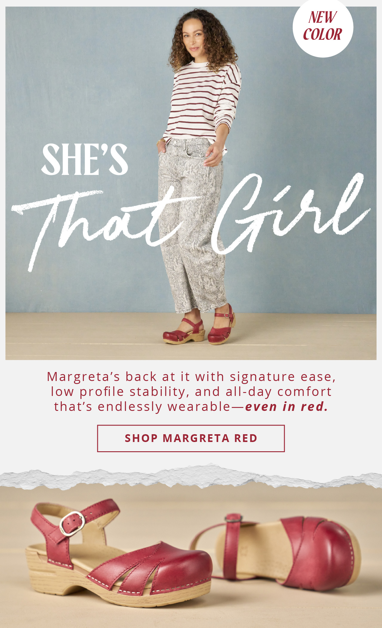 She's That Girl | Shop Margreta Red