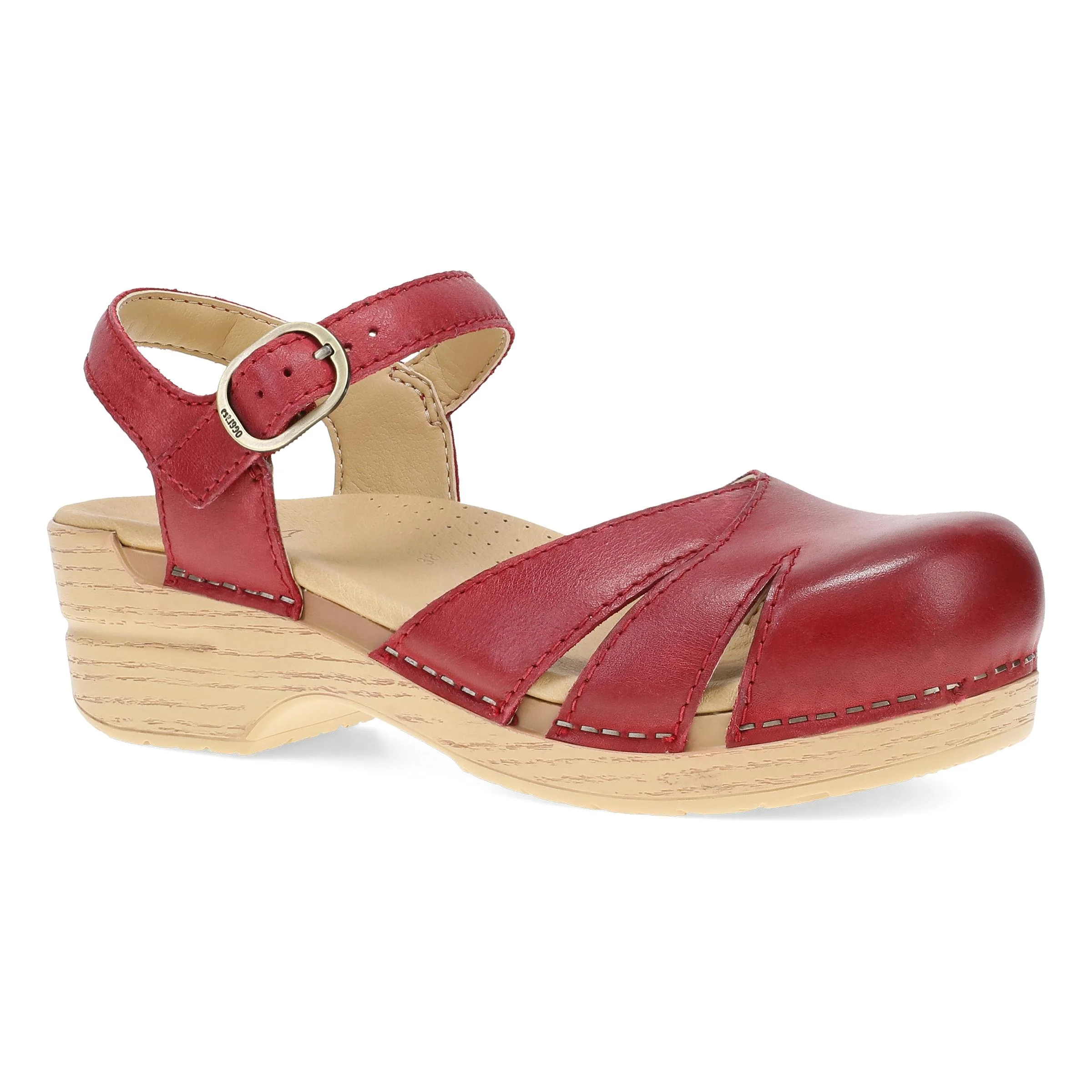 Image of Margreta Red Burnished Nubuck