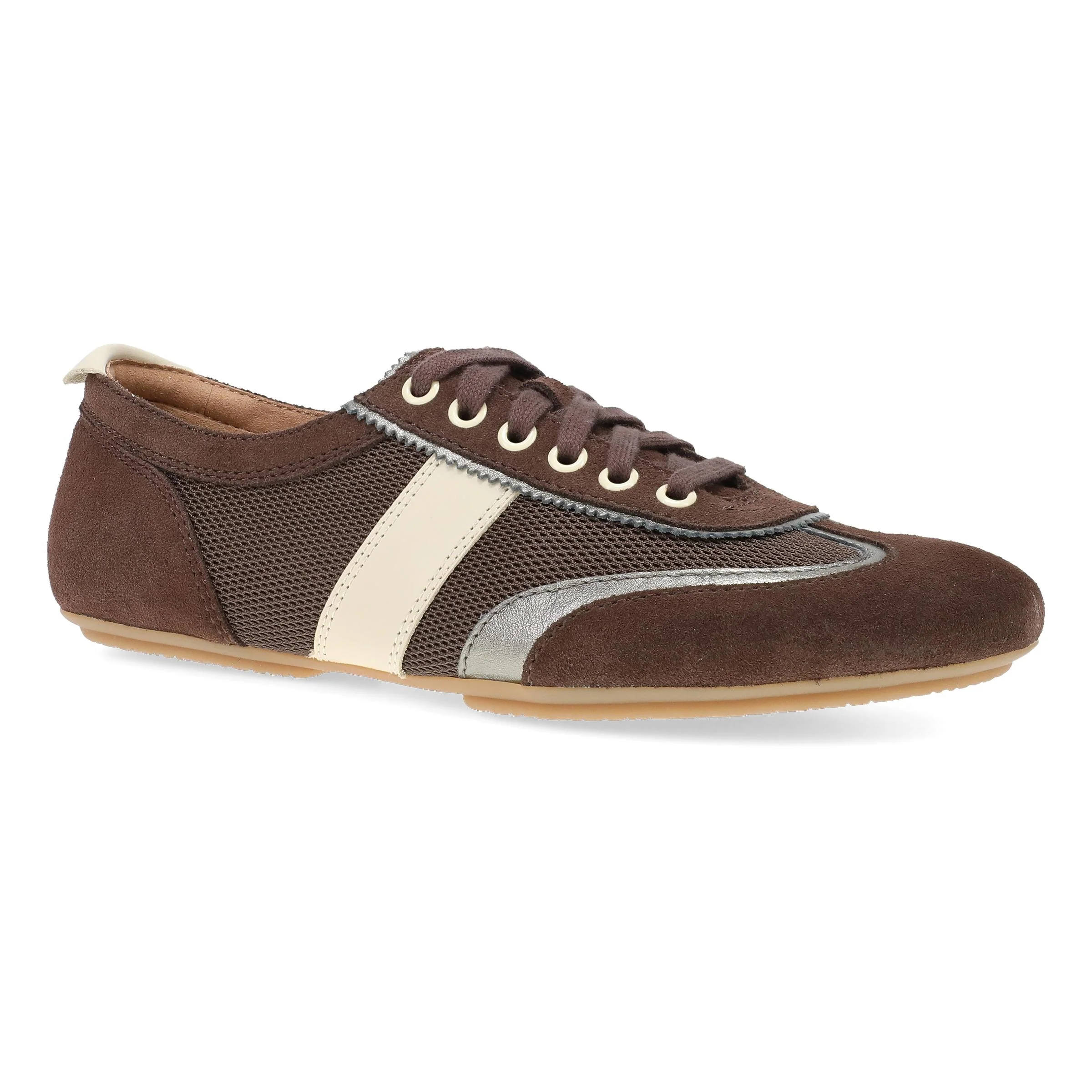 Image of Milana Chocolate/Pewter Suede