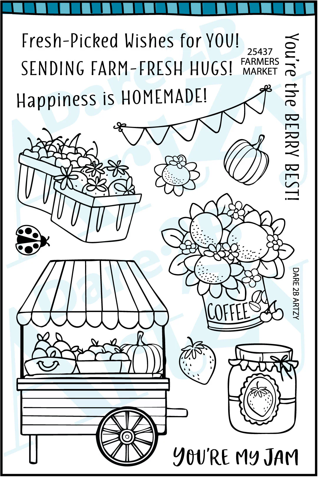 Farmers Market Stamp Set