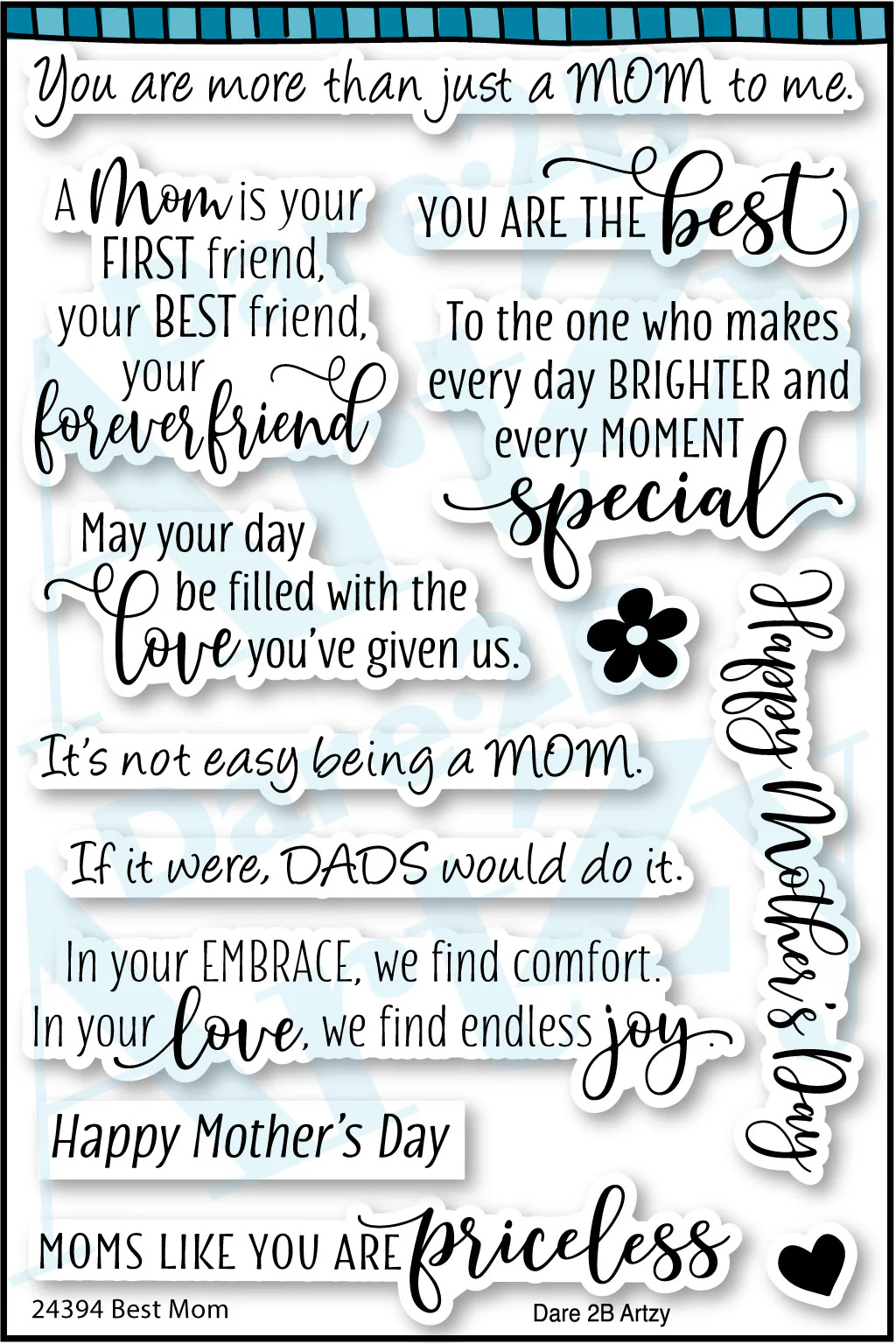 Best Mom Stamp Set
