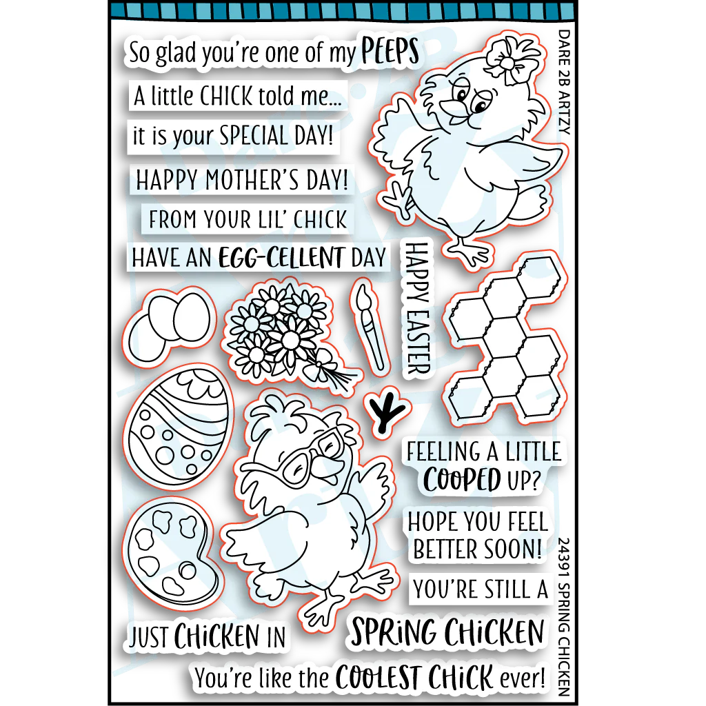 Spring Chicken Stamp Set