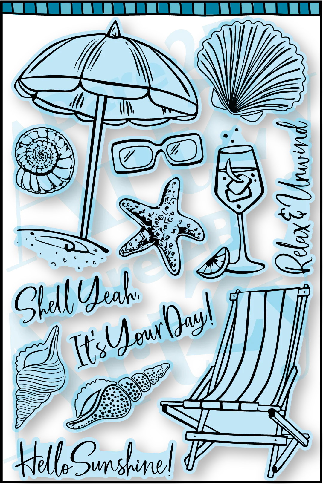 Beach Life Die Set