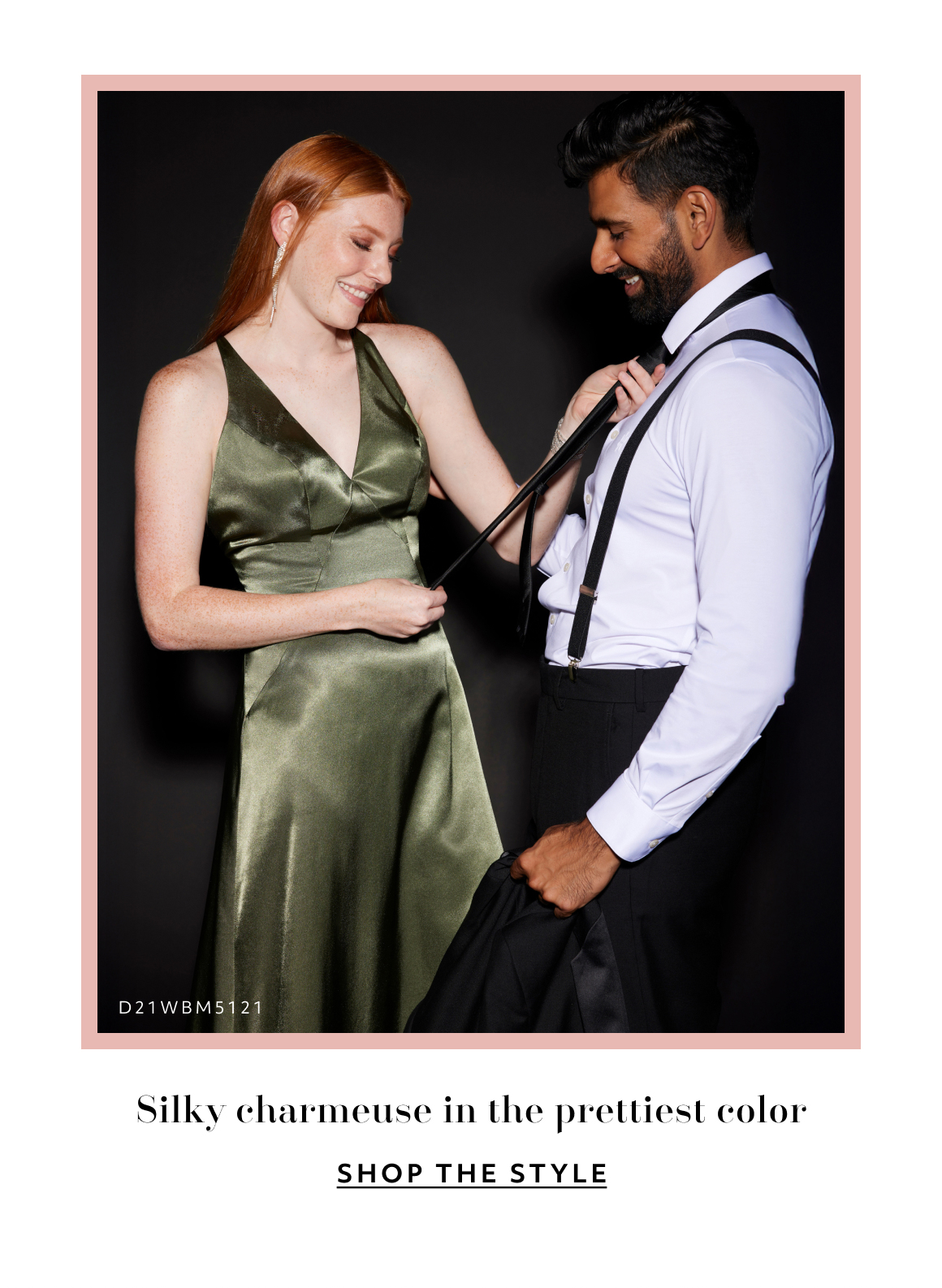 Silky charmeuse in the prettiest color - SHOP THE STYLE