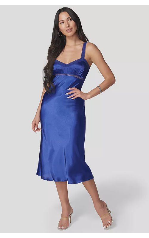 Satin Midi Dress