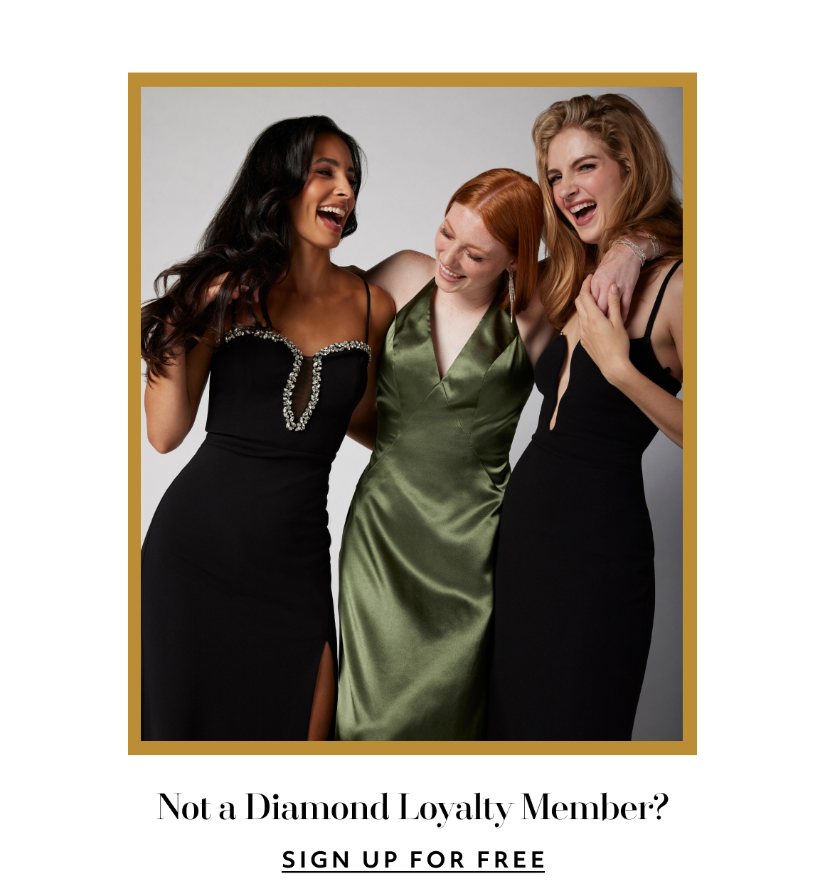 Not a diamond loyalty member? sign up for free