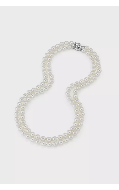 White Freshwater Double Pearl Strand