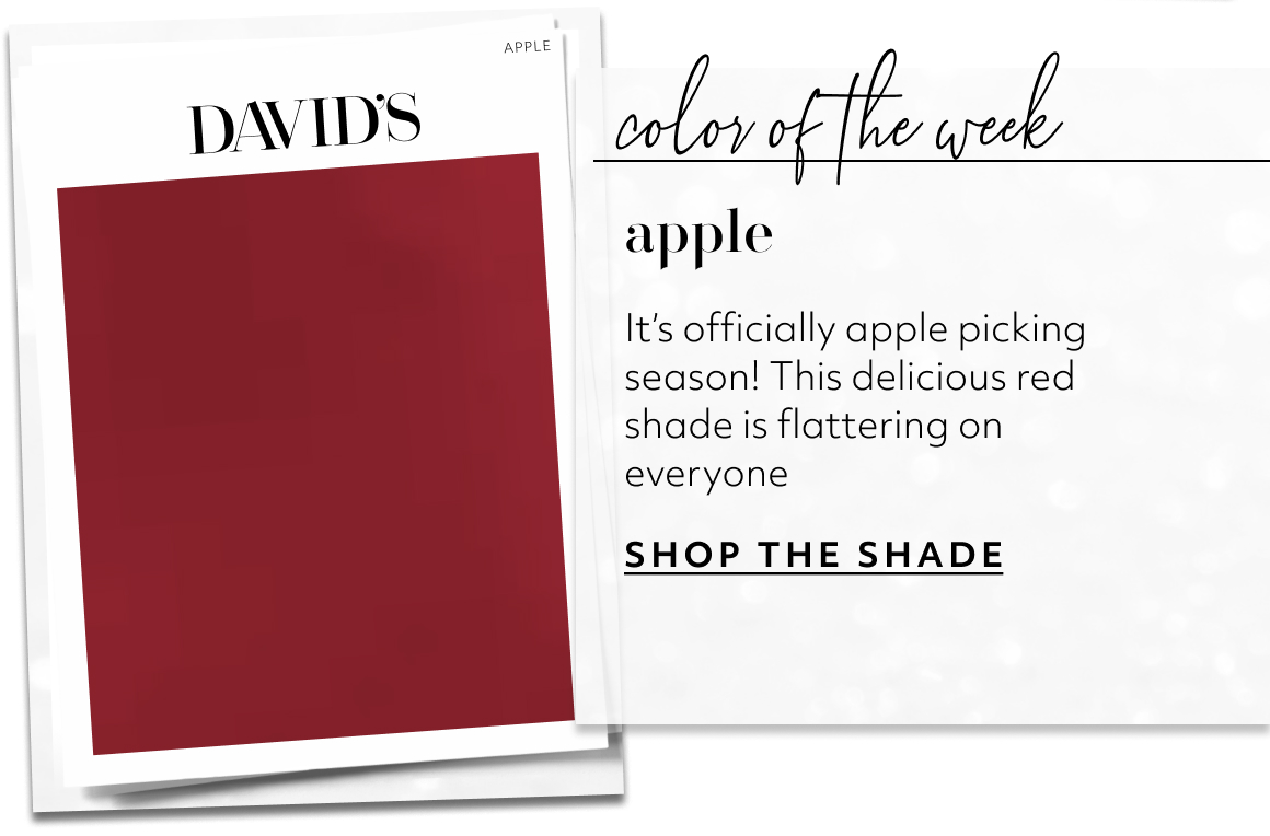 COLOR OF THE WEEK - APPLE