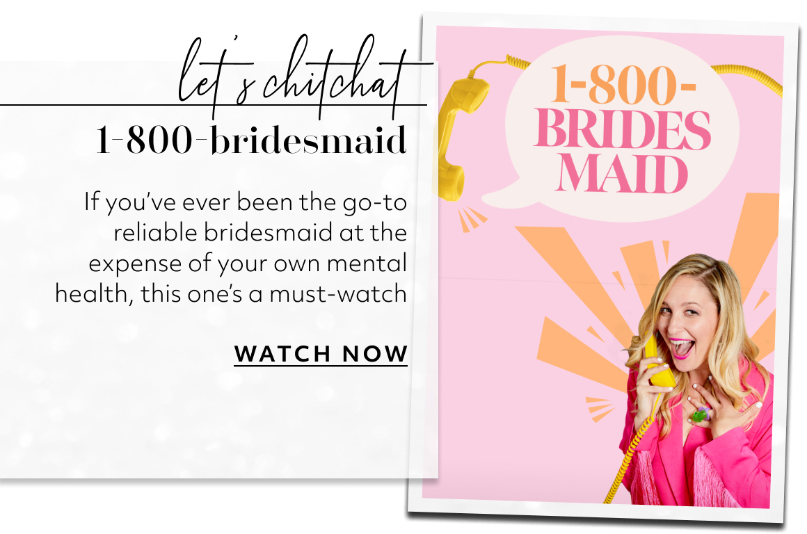 let's chitchat - 1-800-bridesmaid