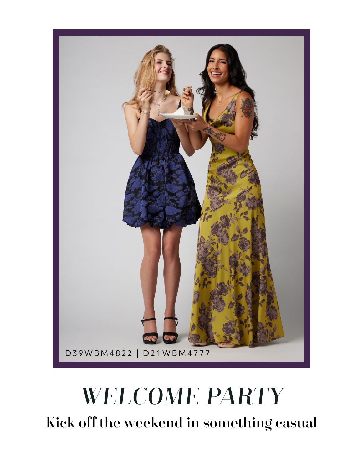 welcome party - kick off the weekend in something casual