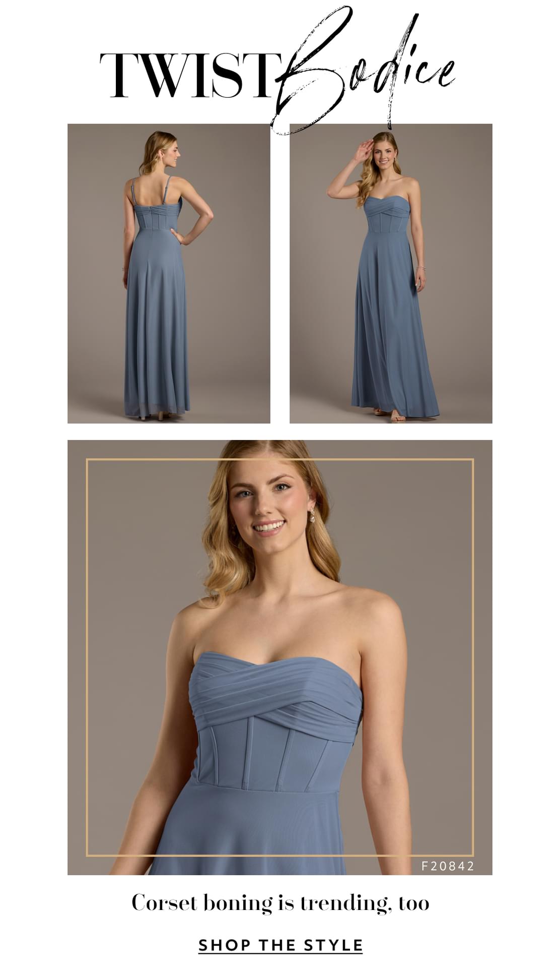 TWIST Bodice. Corset boning is trending, too - SHOP THE STYLE