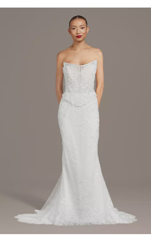 Two-Piece Beaded Lace Mermaid Wedding Dress