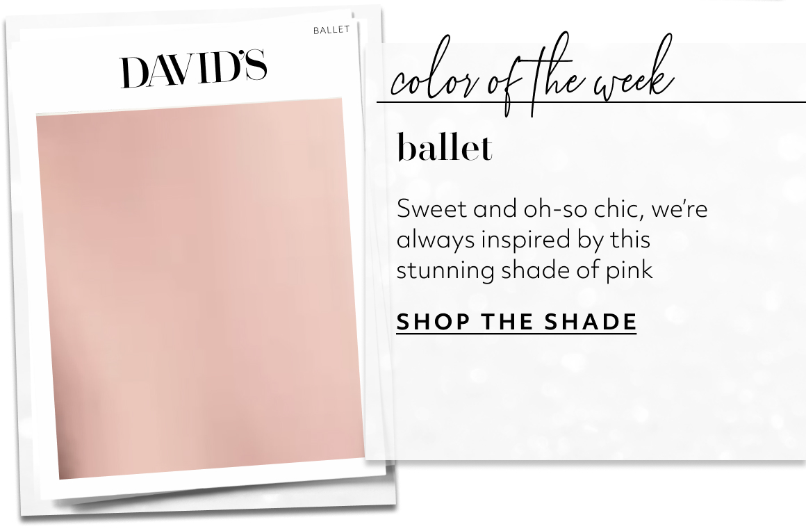color of the week - ballet
