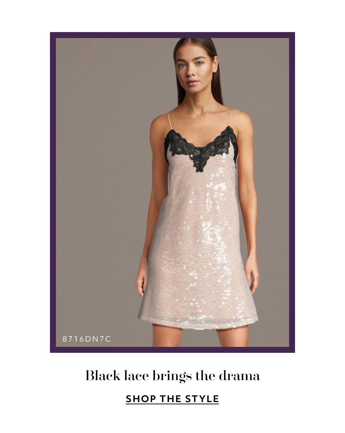black lace brings the drama - shop the style
