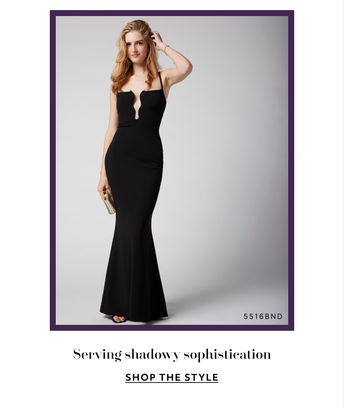 serving shadowy sophistication - shop the style