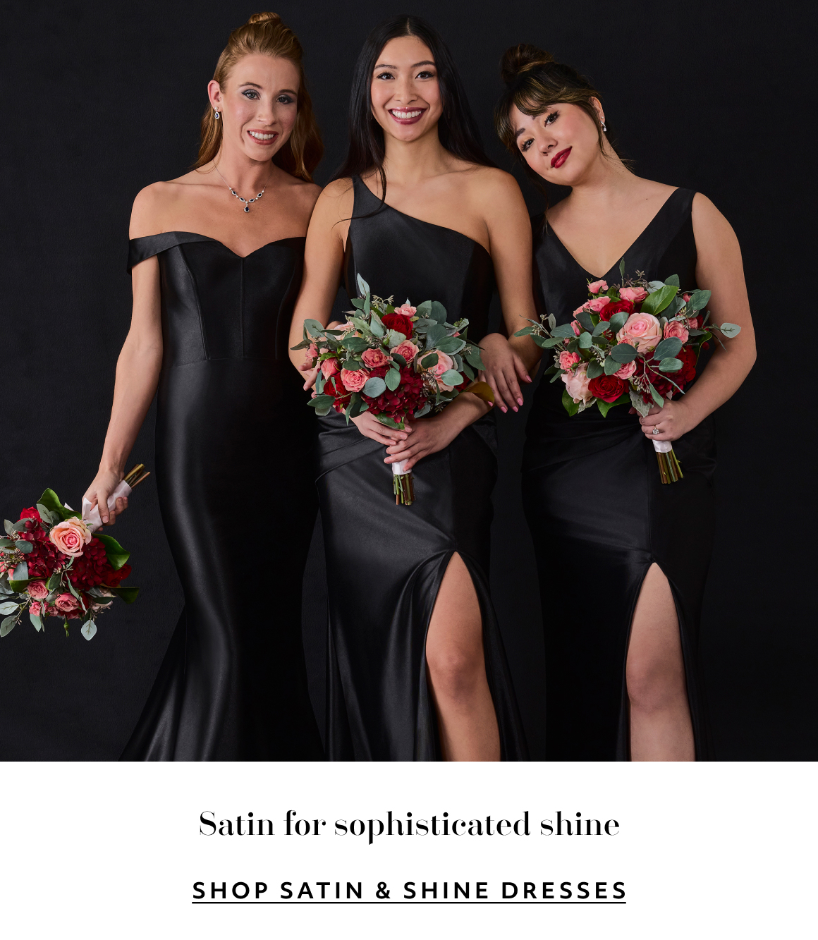 satin for sophisticated shine - shop satin & shine dresses