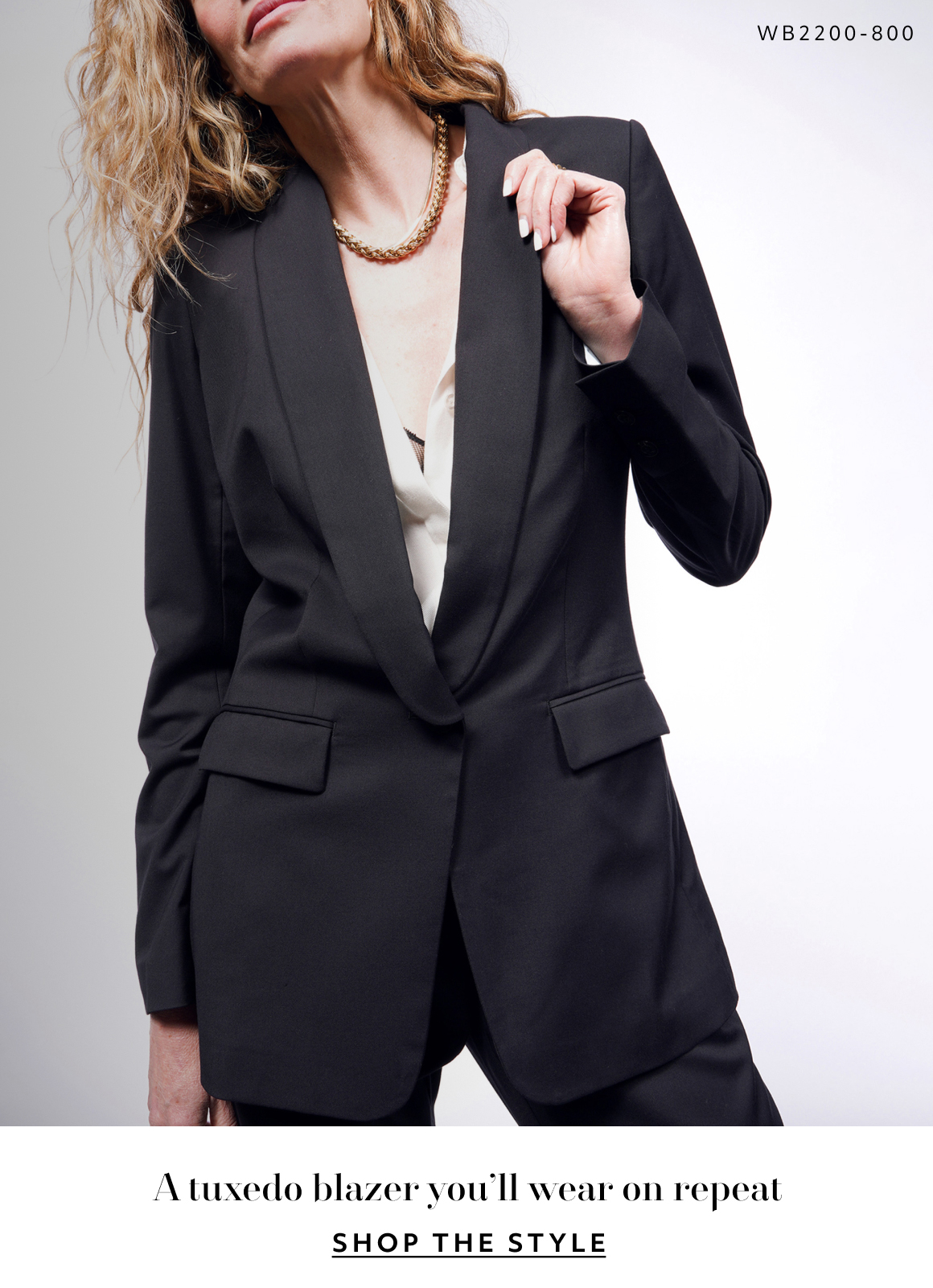 a tuxedo blazer you'll wear on repeat - shop the style