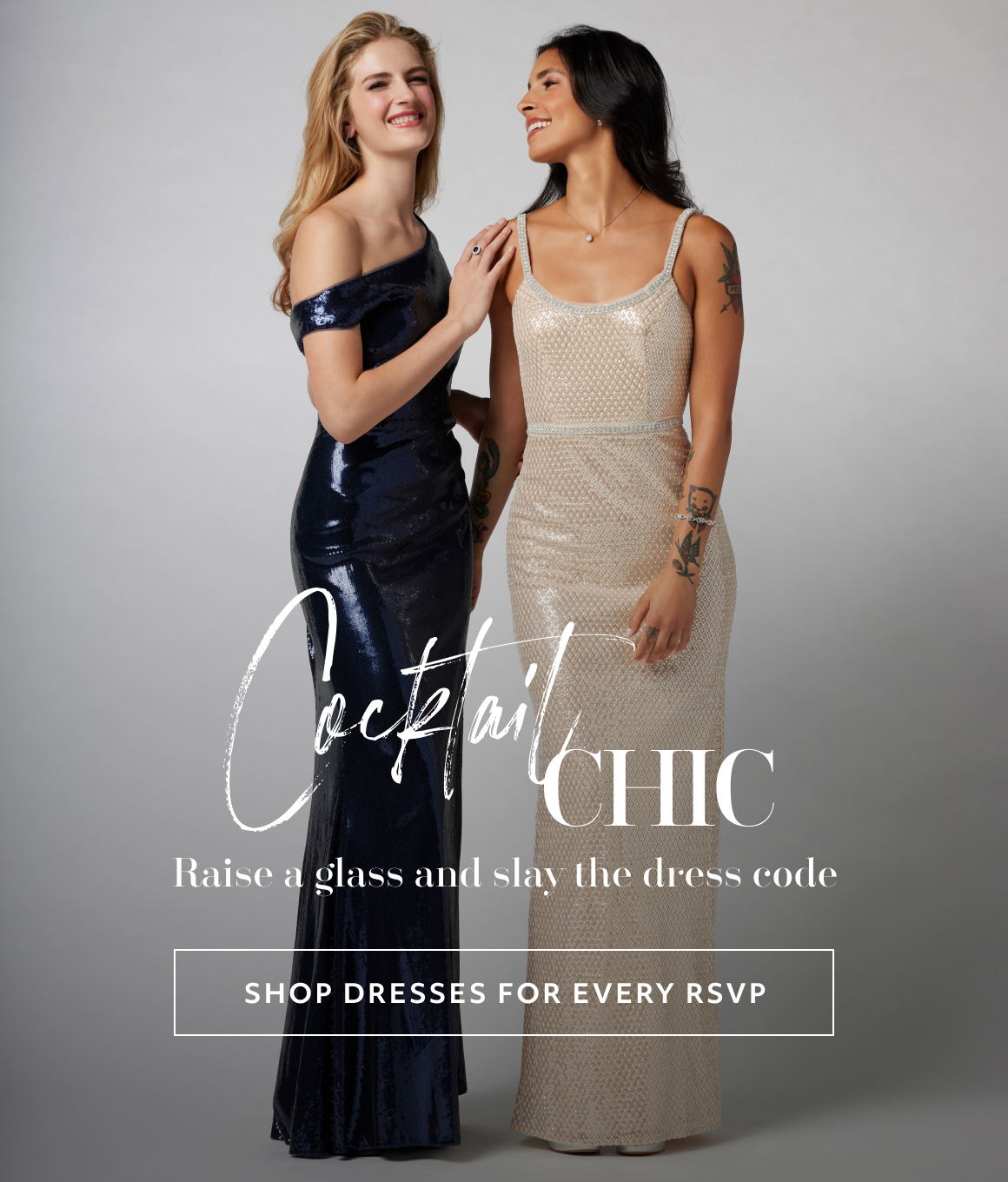 cocktail chic - raise a glass and slay the dress code - shop dresses for every rsvp