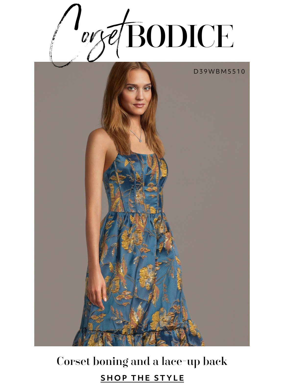 corset boning and a lace-up back - shop the style
