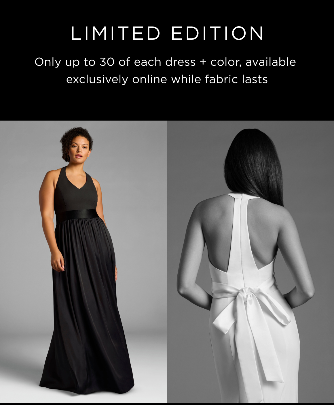 LIMITED EDITION - Only up to 30 of each dress + color available, exclusively only while fabric lasts