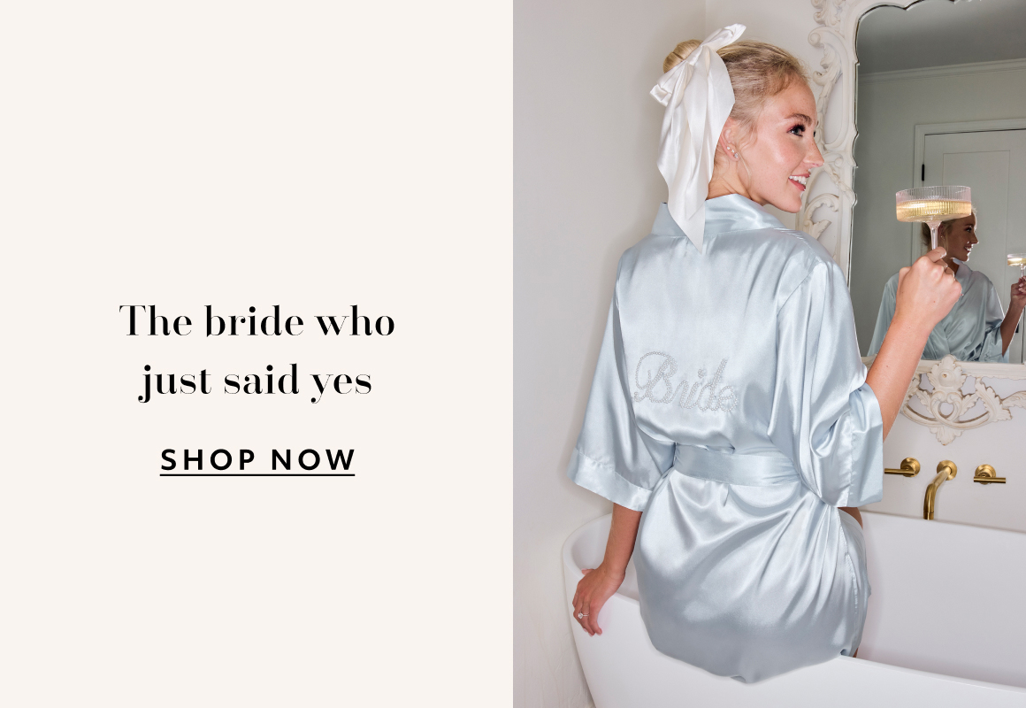 the bride who just said yes - shop now