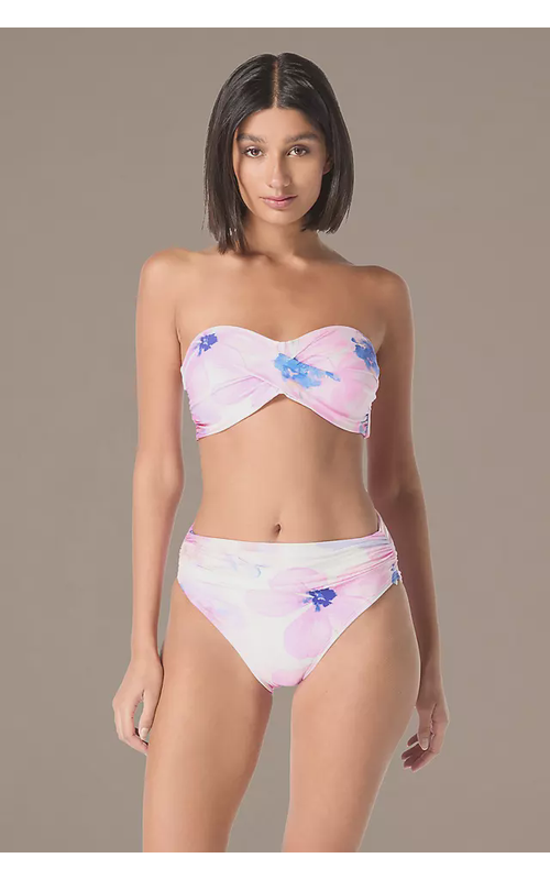 Bandeau Twist Front Bikini Top