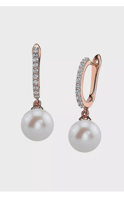 Freshwater Pearl Rose Gold Plated Zara Earrings
