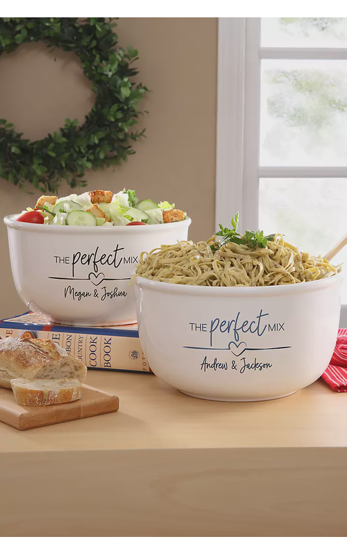The Perfect Mix Personalized Serving Bowl