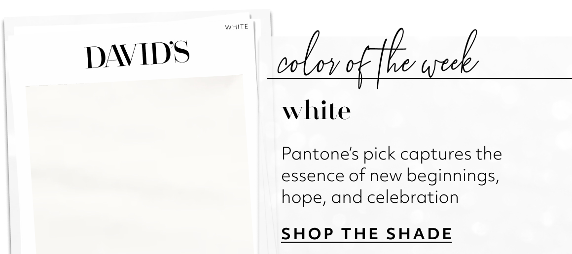 COLOR OF THE WEEK - WHITE