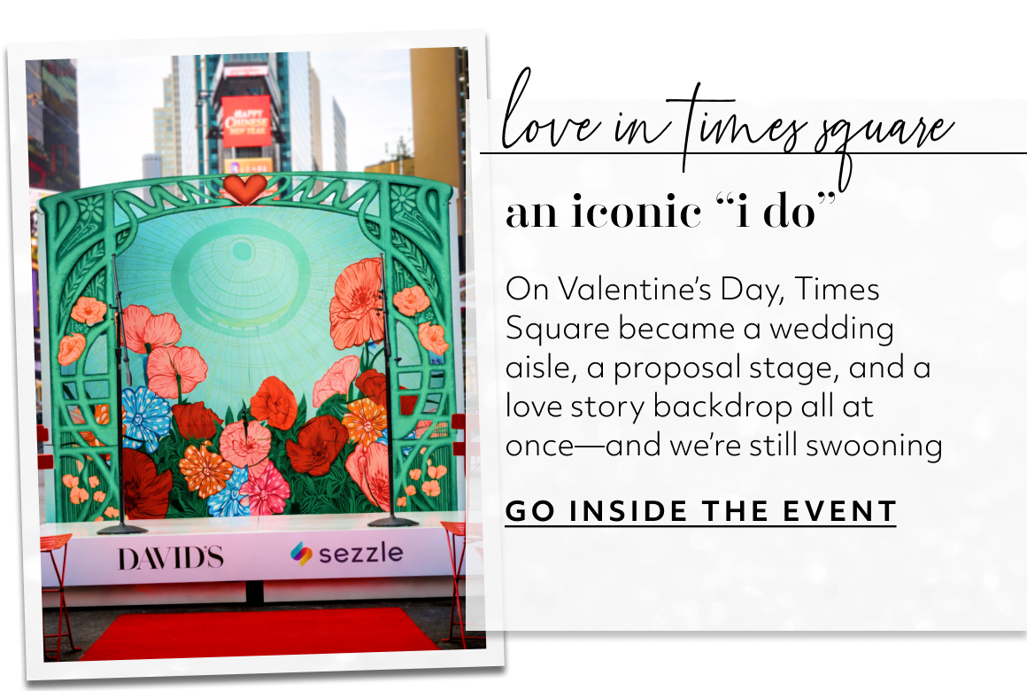 an iconic 'i do' - love in times quare