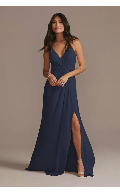 As Is Jersey A-Line Dress with Knot Detail
