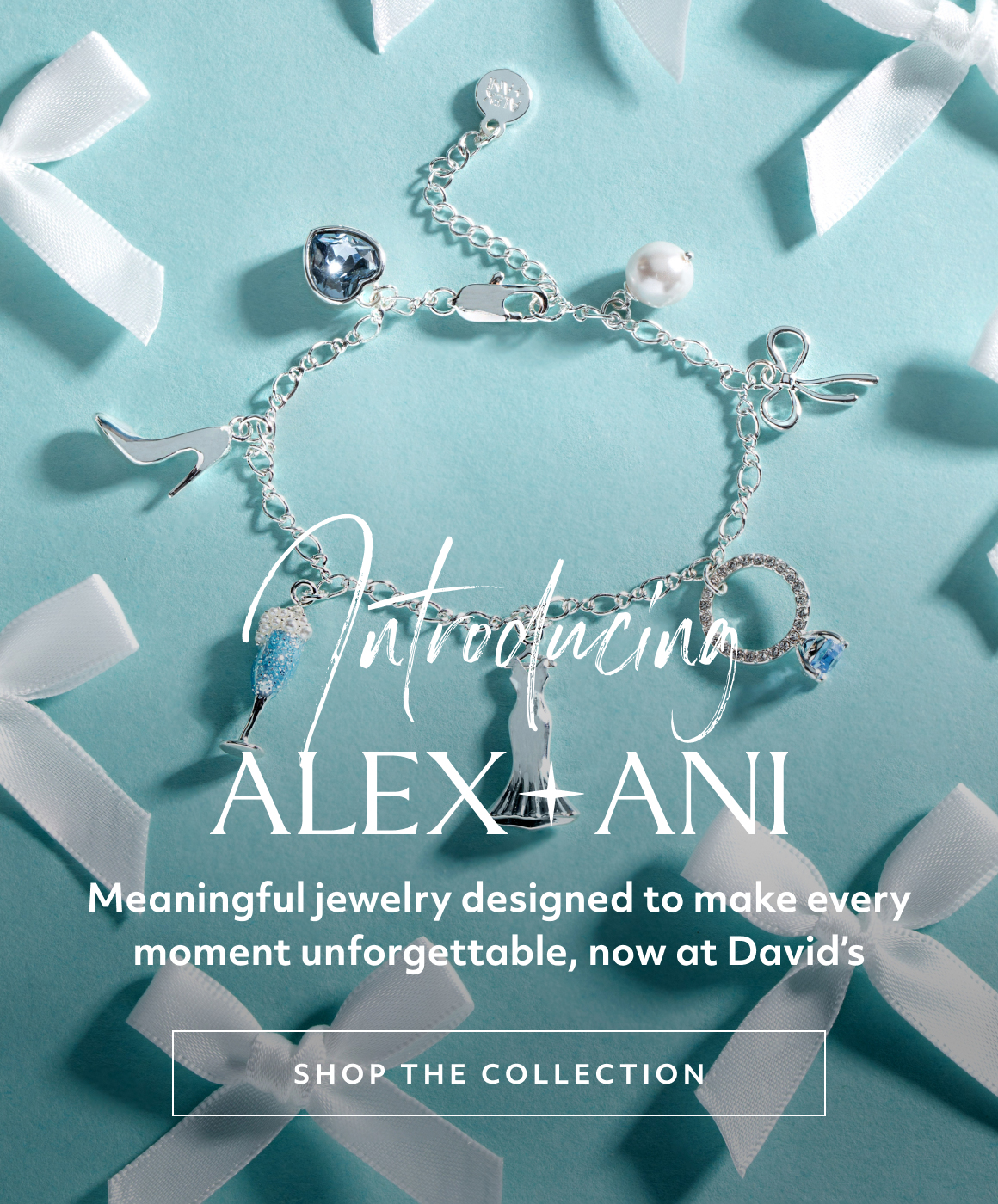 Introducing Meaningful jewelry designed to make every moment unforgettable, now at David’s SHOP the collection