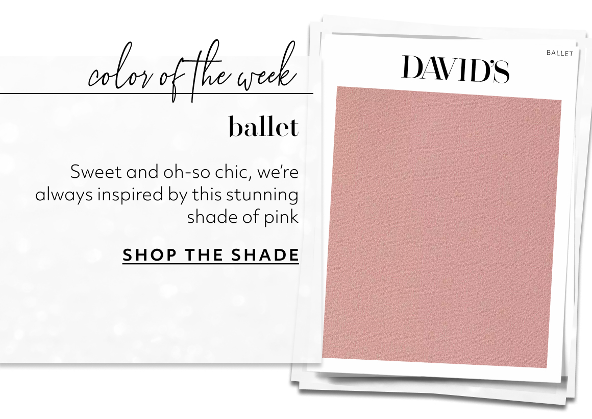 COLOR OF THE WEEK - BALLET