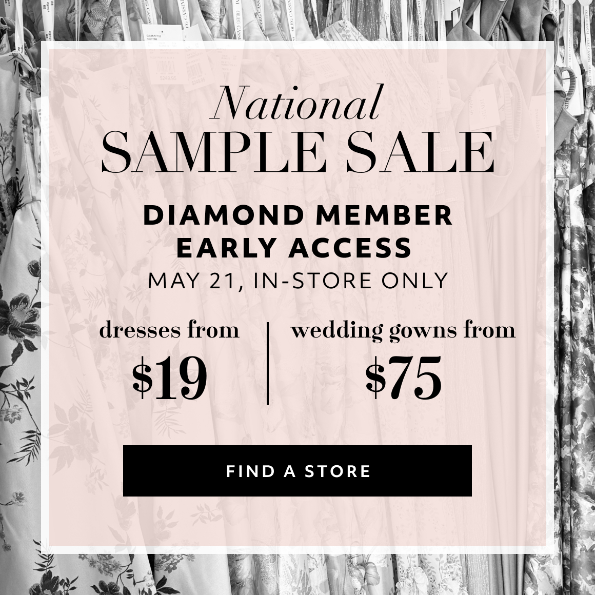 National Sample Sale - FIND A STORE