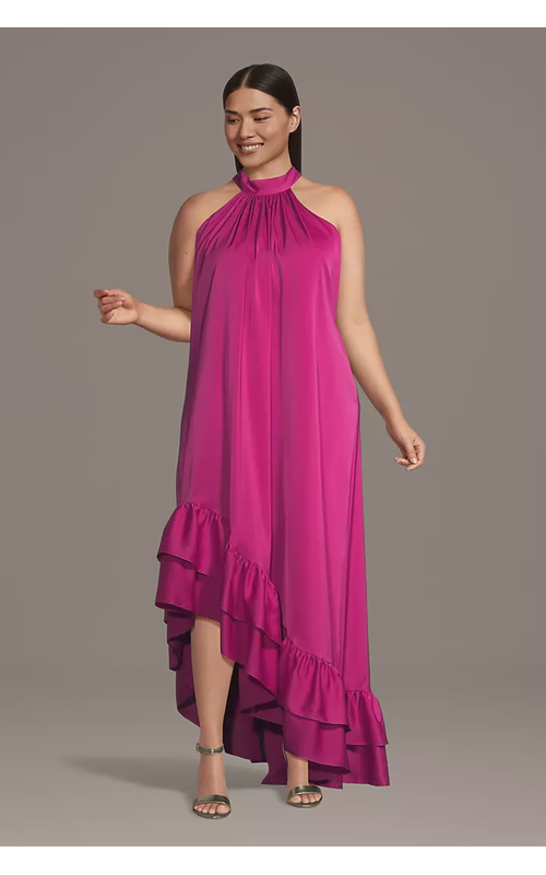 High-Neck Tent Dress