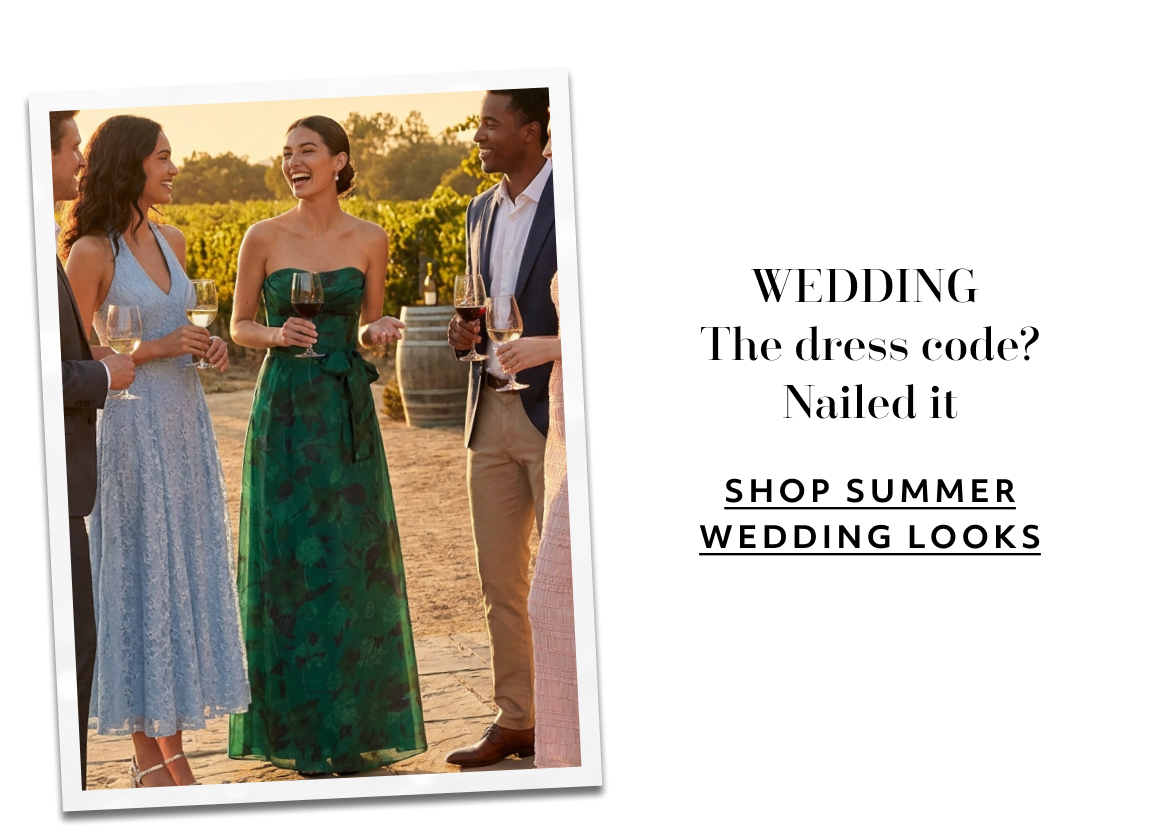 SHOP SUMMER WEDDING LOOKS