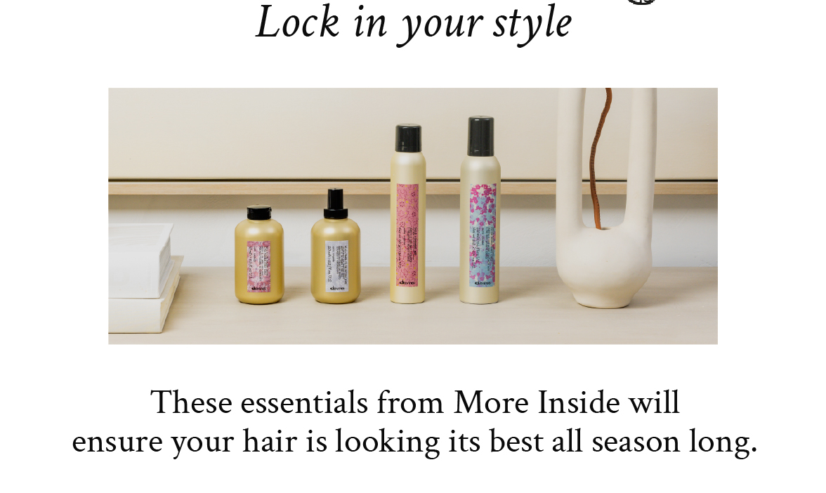 Lock in your style