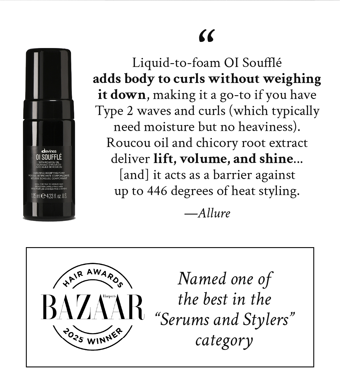 Award-winning beauty