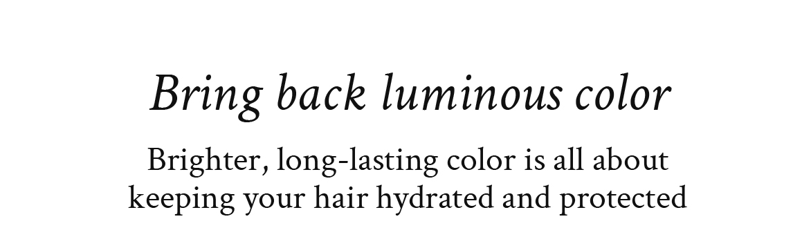 Bring back luminous color