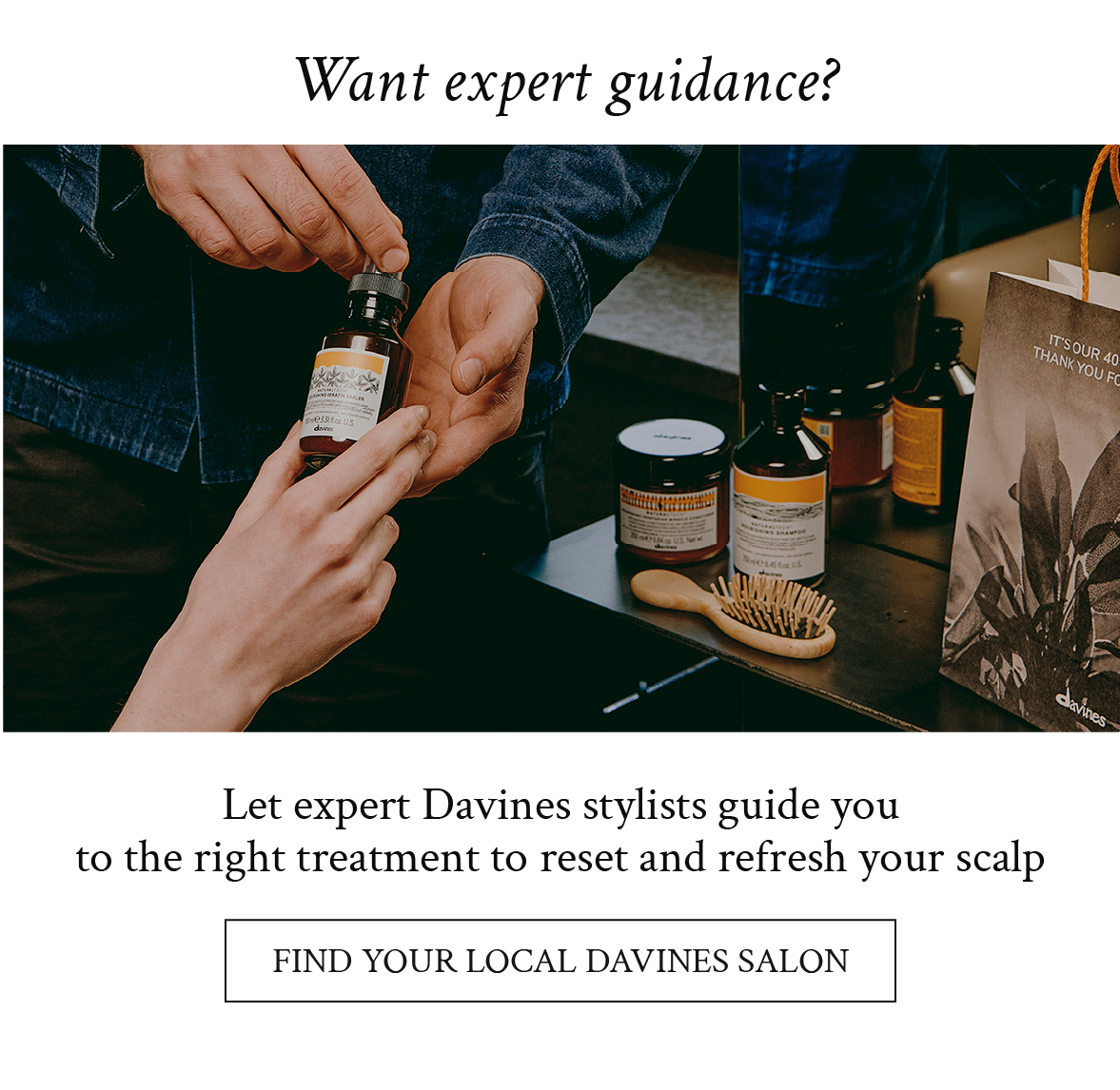 Find your local Davines salon