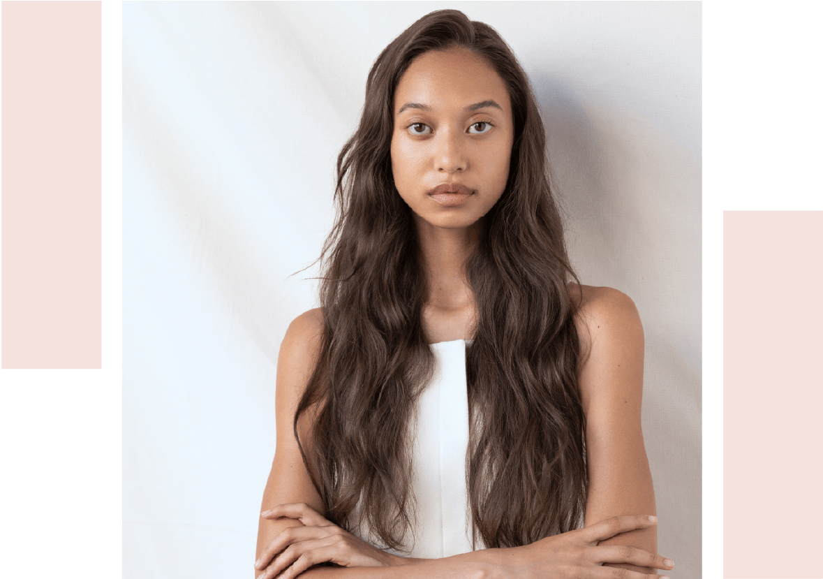 Let your wavy hair shine