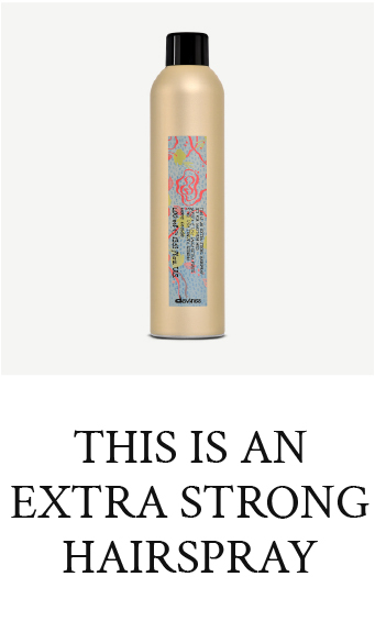 This is an Extra Strong Hairspray