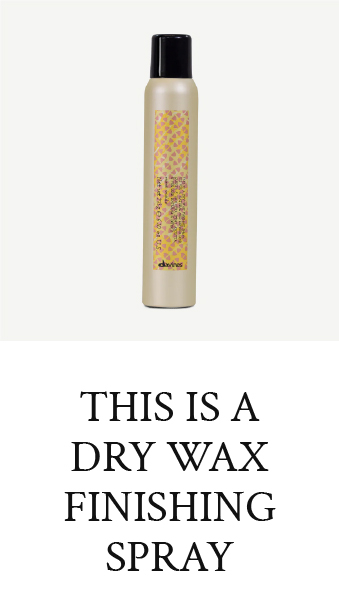 This is a Dry Wax Finishing Spray