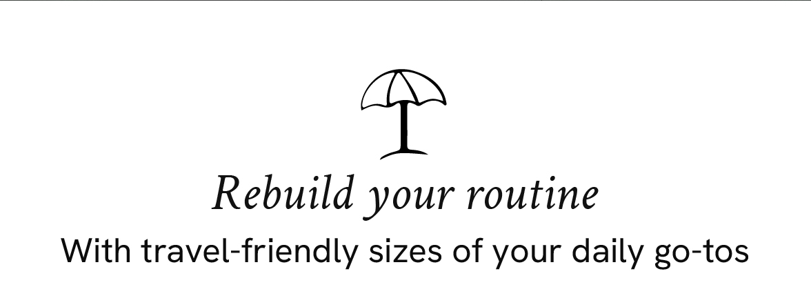Rebuild your routine