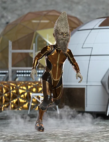Moon Dude Poses for Lunardo 9